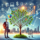 DALL·E 2024-11-26 02.03.03 - An inspiring illustration depicting the growth of a business_ A young entrepreneur standing confidently beside a thriving tree, whose branches are sha